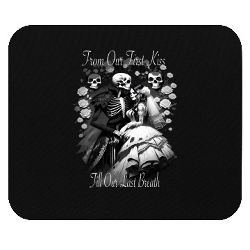 Discover Skeleton Bride n Groom Mouse Pads