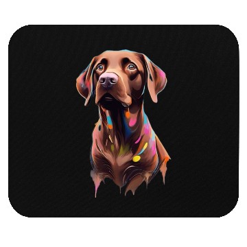 Discover "Beau" Chocolate Labrador Retriever, Dog, Puppy Mouse Pads