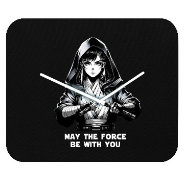 Discover Anime Jedi Girl Mouse Pads