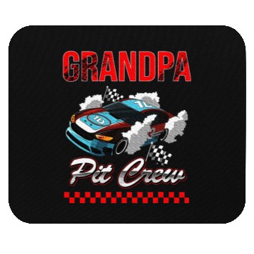 Discover Race Car Birthday Party Racing Family Grandpa Mouse Pads