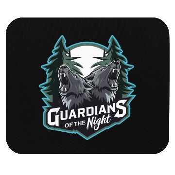 Discover Guardians of the Night Design Mouse Pads