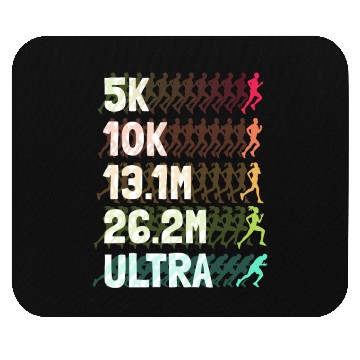 Discover Ultramarathon Marathon Runner Running Mouse Pads