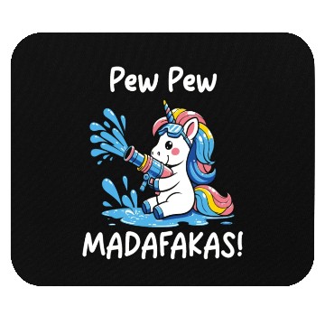 Discover Funny | Hilarious Gift Idea | Pew Pew Madafakas Mouse Pads