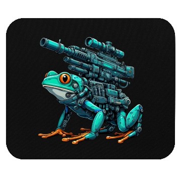 Discover Frog Robot Mech Cyborg Future Mouse Pads