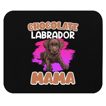 Discover Labrador Retriever CHOCOLATE LAB MOM Labrador Mouse Pads