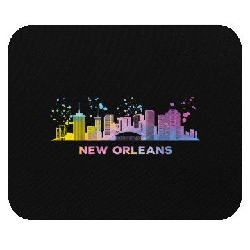 Discover New Orleanian Skyline New Orleans Mouse Pads