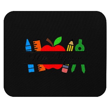 Discover Mrs.Nguyen Teacher Name Preschool Kindergarten Mouse Pads