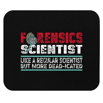 Discover Coroner Forensic Analyst Forensics Criminology Mouse Pads