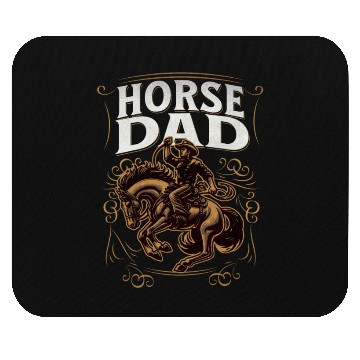 Discover Horse dad Mouse Pads