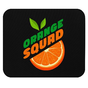 Discover Orange Citrus Fruit Orange Lover Orange Squad Mouse Pads