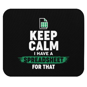 Discover Accountant Funny Excel Spreadsheets Keep Calm Mouse Pads