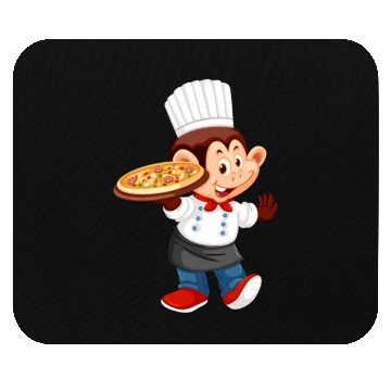 Discover chef pizza monkey Mouse Pads