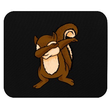 Discover Dabbing Squirrel Funny Chipmunks Dab Animal Lover Mouse Pads