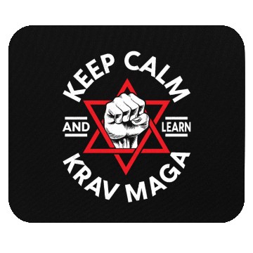 Discover Keep Calm And Learn Krav Maga Martial Arts Trainin Mouse Pads