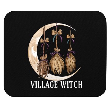 Discover Village Witch Gothic Occult Wicca Pagan Nature Mouse Pads