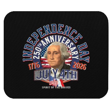 Discover Independence Day 250th Patriot Portrait Mouse Pads