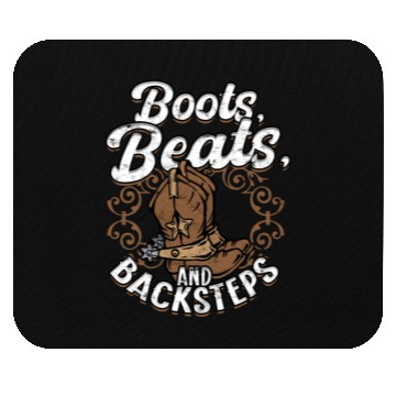 Discover Line Dance Boots, Beats And Backsteps Mouse Pads