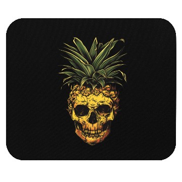 Discover Pinaple Skull Mouse Pads