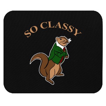 Discover So Classy Squirrel Clothes Chipmunks Animal Lover Mouse Pads