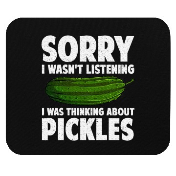 Discover Pickle Design Cucumber Dill Pickle Lover Mouse Pads