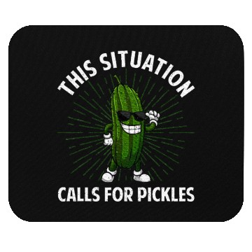 Discover Pickle Design Cucumber Dill Pickle Lover Mouse Pads
