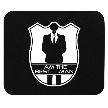 Discover Best Man Groomsmen Bride Groom Mouse Pads