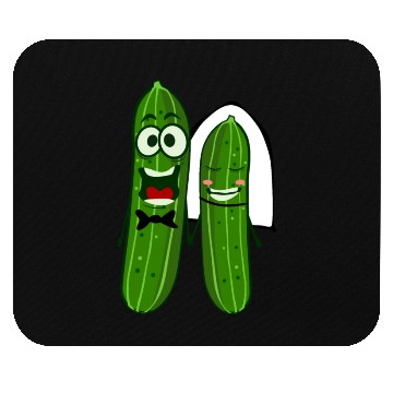 Discover Cucumber Bride Groom Wedding Mouse Pads