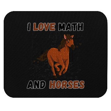 Discover I Love Math And Horses Horse Math Lover Mouse Pads