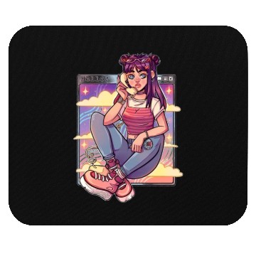 Discover Hello 90's, retro vibes Mouse Pads