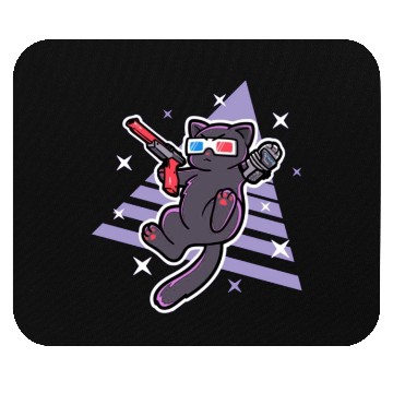 Discover 80's kitty Mouse Pads