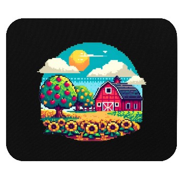 Discover The retro farm Mouse Pads