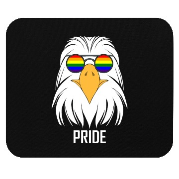Discover LGBTQ BALD EAGLE PRIDE DESIGN Mouse Pads