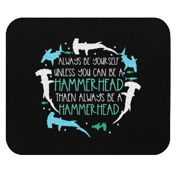 Discover Hammerhead Underwater Ocean Hammerhead Shark Lover Mouse Pads