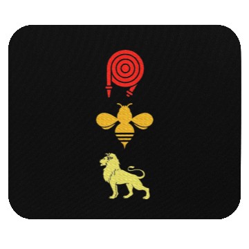 Discover Hose Bee Lion Mouse Pads