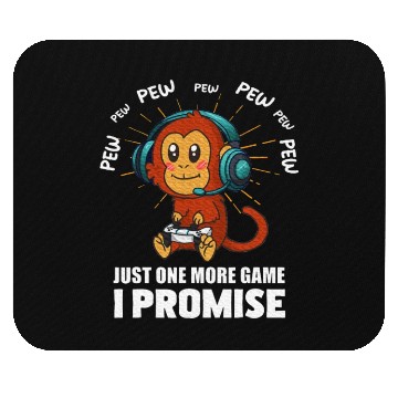 Discover Monkey Just one more game Gaming Mouse Pads