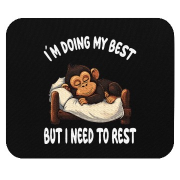 Discover Monkey Ape Animal Pajamas Nightgown Sleeping Nappi Mouse Pads