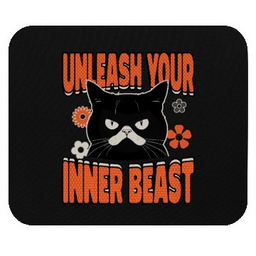 Discover unleash your inner beast Mouse Pads