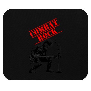 Discover Funny combat rock punk soldier Mouse Pads