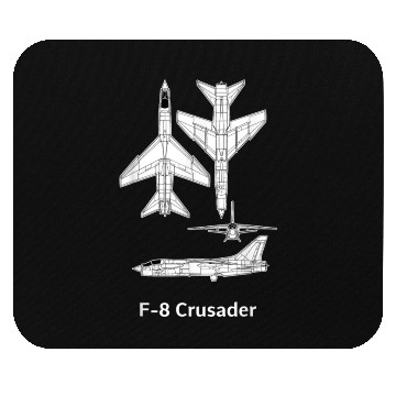 Discover Vought-Crusader-Aircraft-Airplane- Mouse Pads