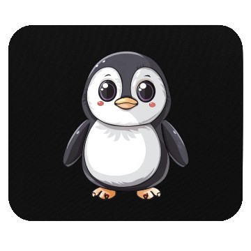 Discover Adorable Penguin Character Embraces Your Style Mouse Pads