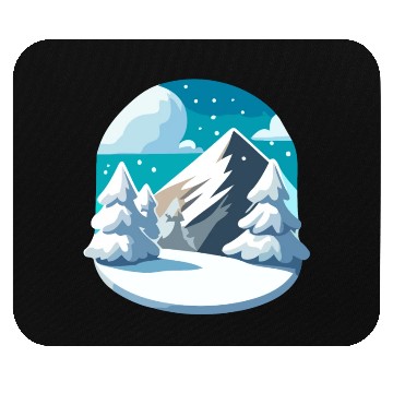 Discover Winter Wonderland Mouse Pads