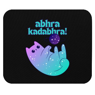 Discover Aberakadabera Abhra Kadabhra Magic Cat Mouse Pads