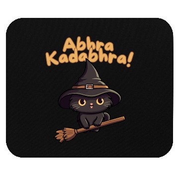 Discover Aberakadabera Abhra Kadabhra Magic Cat Mouse Pads