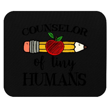 Discover School Counselor of Tiny Humans Back To School Mouse Pads