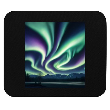 Discover ultra realistic northern lights Mouse Pads