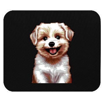 Discover Pixel Puppy Art Mouse Pads