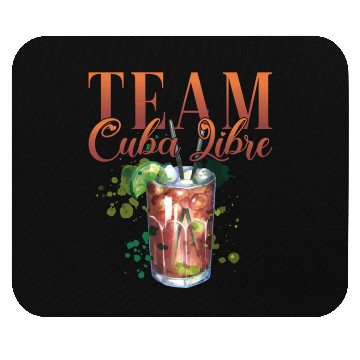 Discover Team Cuba Libre Cocktail Bartender Mouse Pads