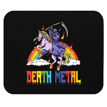 Discover Goth Rock Satan Unicorn Festivals Death Metal Mouse Pads