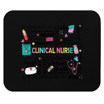 Discover Clinical nurse lover Mouse Pads