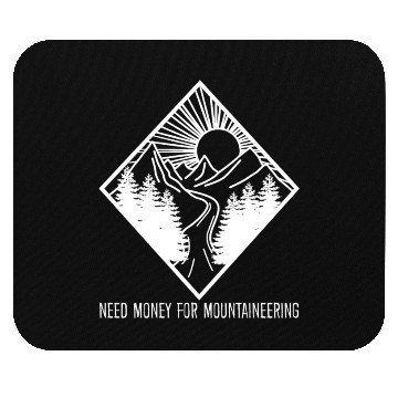 Discover Mountain Trekking Mountains Hiking Mouse Pads